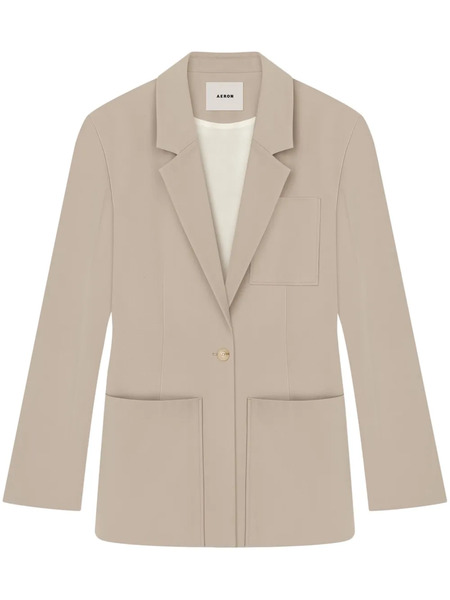  Aeron Fitted-waist Blazer - Neutrals 