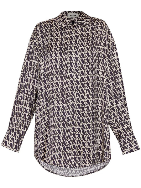  Aeron Flint Printed Shirt - Black 