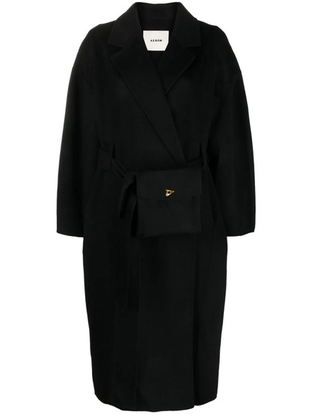  Aeron Hutton Belted Coat - Black 