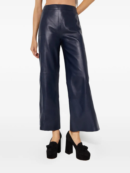  Aeron Leather Trousers - Blue 