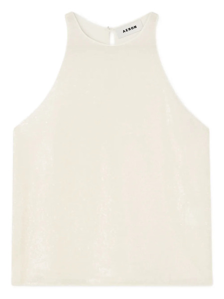  Aeron Lucia Sequined Top - Neutrals 