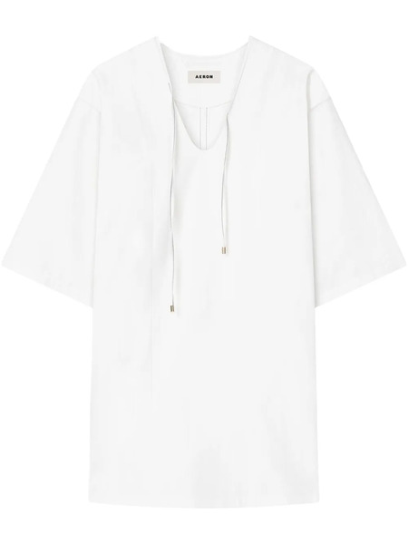  Aeron Poplin Dress - White 
