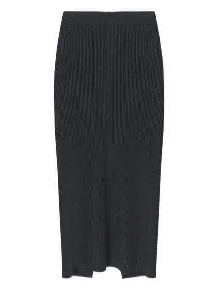  Aeron Ribbed High-waisted Skirt - Black 