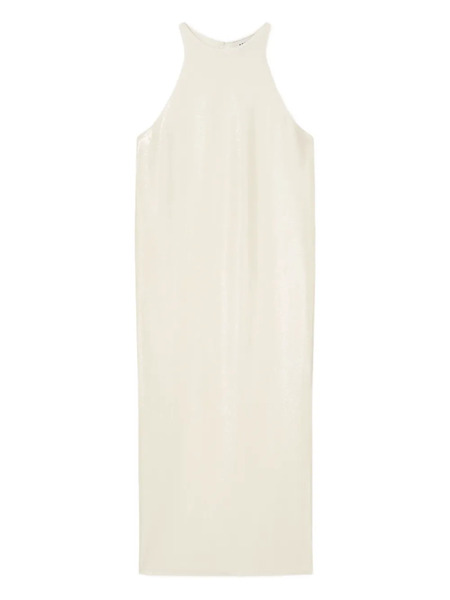  Aeron Sade Sequined Midi Dress - Neutrals 