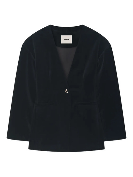  Aeron Somerset Structured V-neck Jacket - Black 