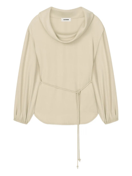  Aeron Soraya Cowl-neck Top - Neutrals 