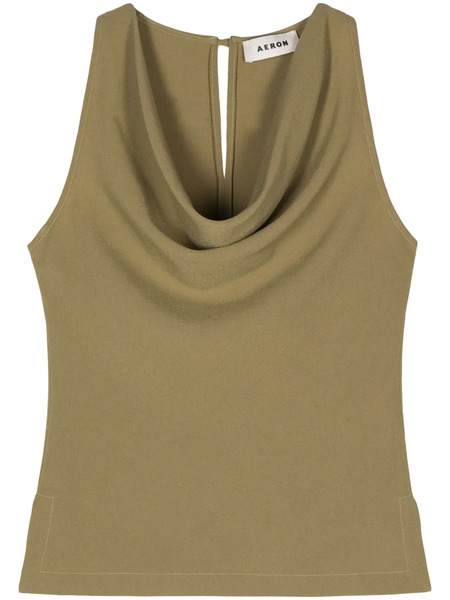  Aeron Yael Cowl-neck Top - Green 