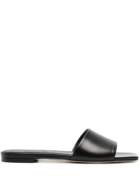  Aeyde Anna Leather Sandals - Black 