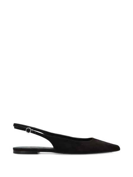  Aeyde Annora Pointed Flat Pumps - Brown 