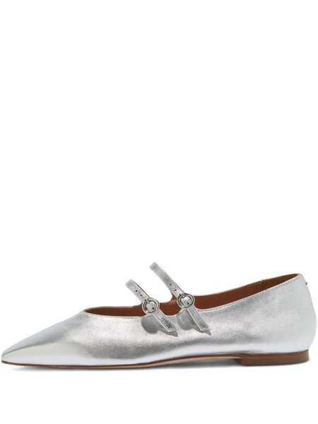  Aeyde Franny Ballerinas - Silver 