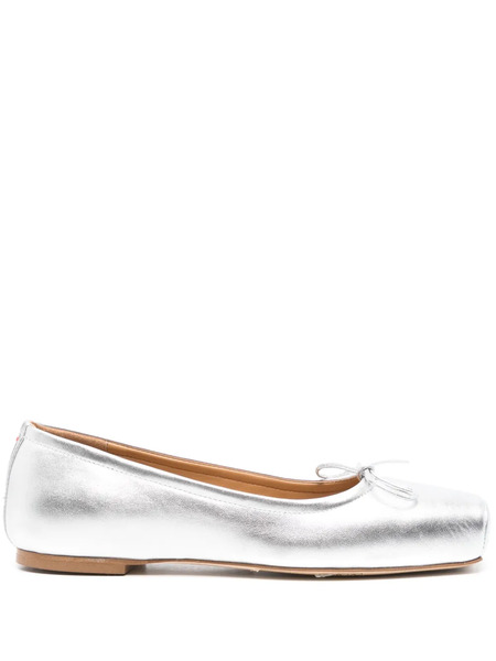  Aeyde Gabriella Ballet Flats - Silver 