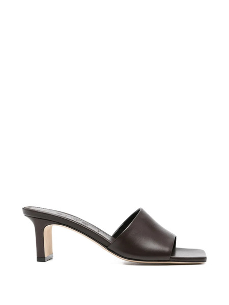  Aeyde Jessie Square-toe Sandals - Brown 