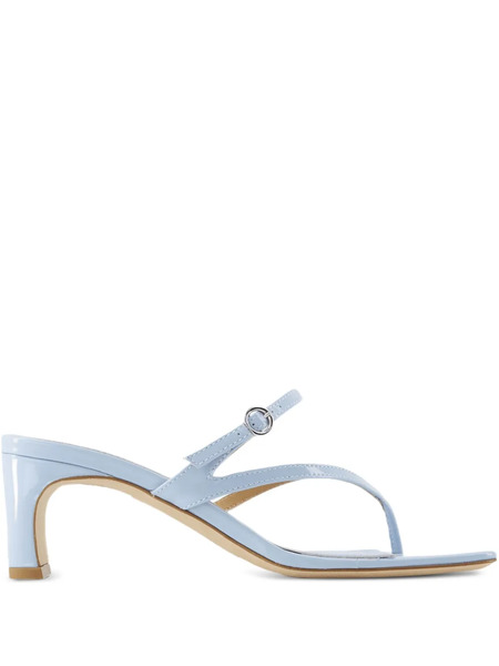  Aeyde 55mm Giselle Buckle-strap Heeled Sandals - Blue 
