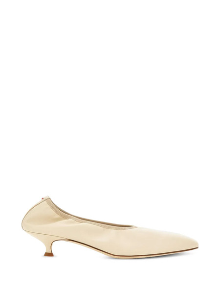  Aeyde 30mm Hermia Heeled Pumps - Neutrals 
