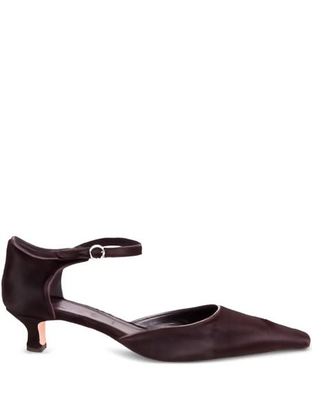  Aeyde 35mm Tillie Ankle Strap Pumps - Brown 