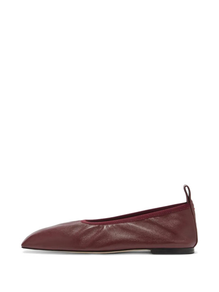  Aeyde Nomi Gathered Square Toe Ballet Flats 