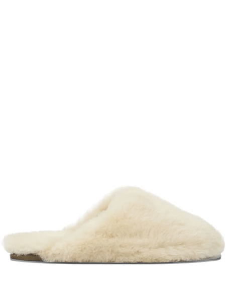  Aeyde Rega Shearling Slippers - Neutrals 