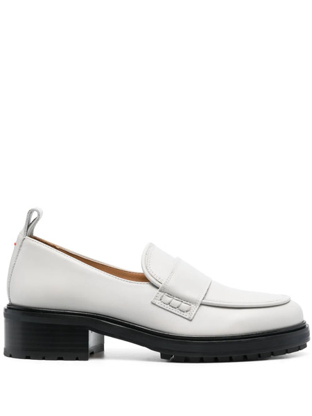 Aeyde Ruth 40mm Round-toe Loafers - Grey 
