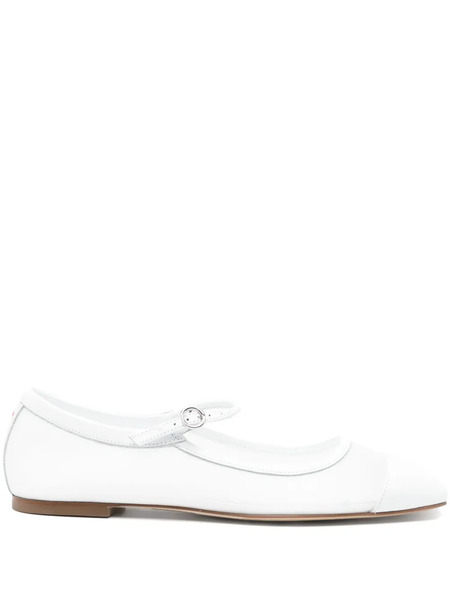  Aeyde Uma Ballet Flats - White 