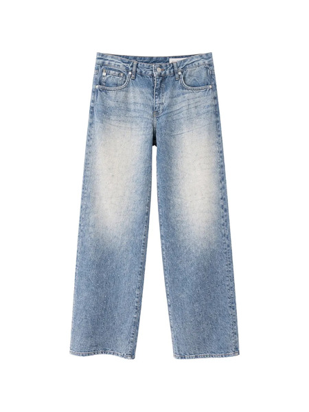  Ag Jeans Adria Embellished Wide-leg Jeans - Blue 