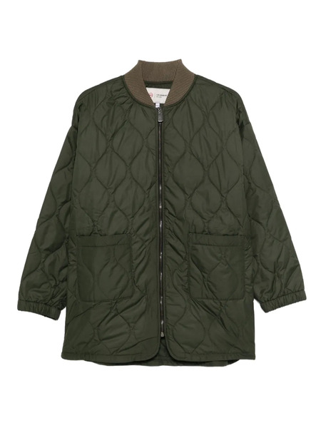  Ag Jeans Quilted Oversized Coat - Green 