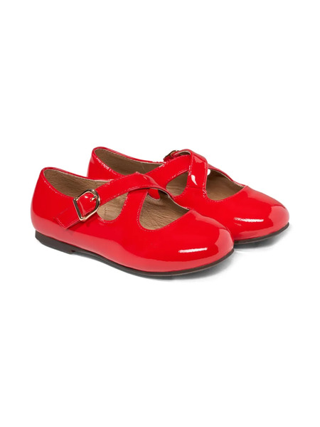  Age Of Innocence Demi Ballet Flats - Red 