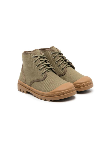  Age Of Innocence Gigi Panelled Ankle Boots - Green 