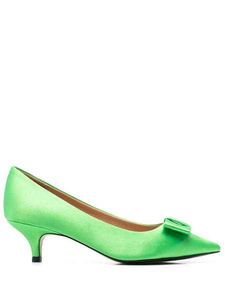  Age Of Innocence Jacqueline 50mm Bow-embellished Pumps - Green 