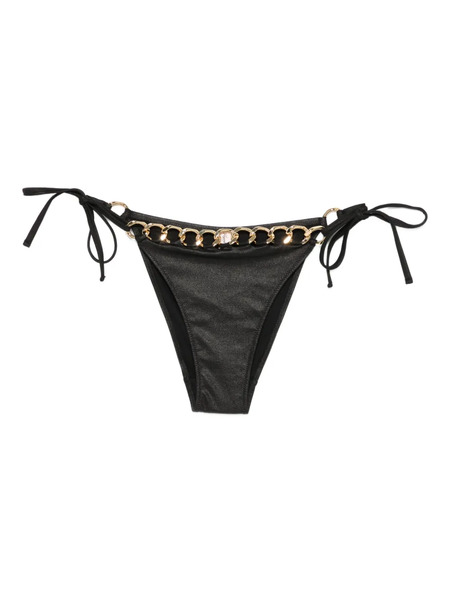  Agent Provocateur Chain-embellished Bikini Bottom - Black 