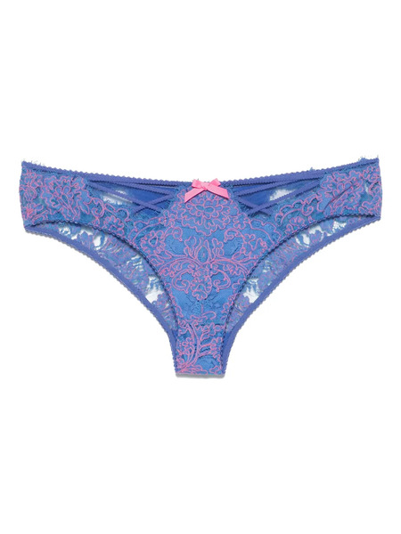  Agent Provocateur Embroidered-lace Briefs - Blue 