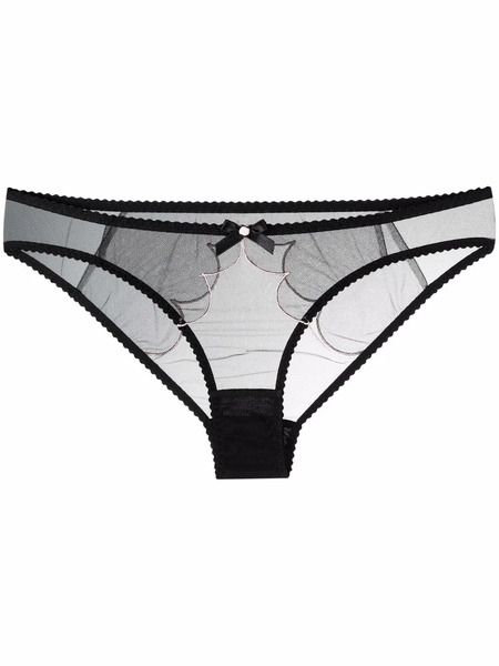  Agent Provocateur Lorna Sheer Briefs - Black 