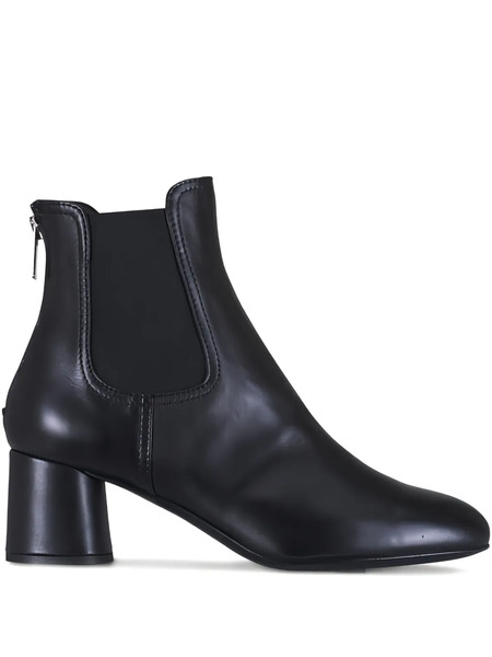  Agl Elasticated-panel Block-heel Boots - Black 