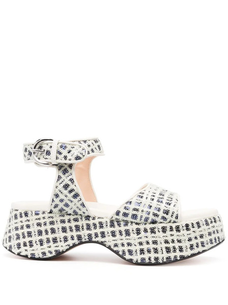  Agl Lil Sis Neony 65mm Sandals - White 