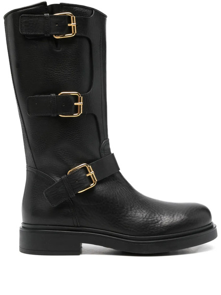  Agl Loren Buckle Strap 30 Boots - Black 