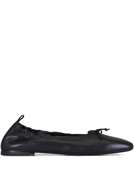  Agl Memy Bow-detail Ballet Flats - Brown 