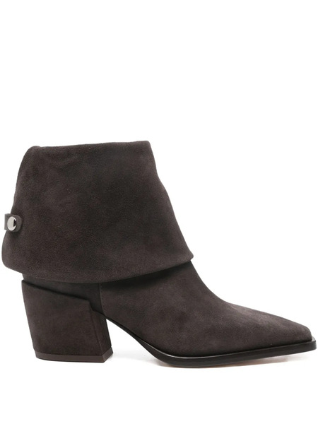  Agl 70mm Suede Boots - Brown 