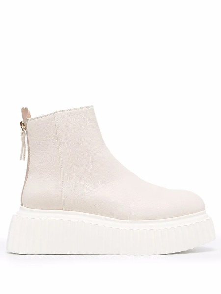  Agl Sandy Platform Boots - Neutrals 