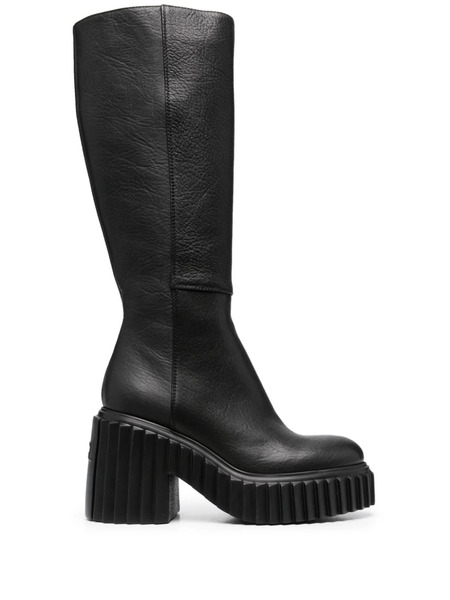  Agl Tiggy 100mm Leather Boots - Black 