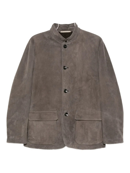  Agnona Buttoned Shearling Jacket - Brown 