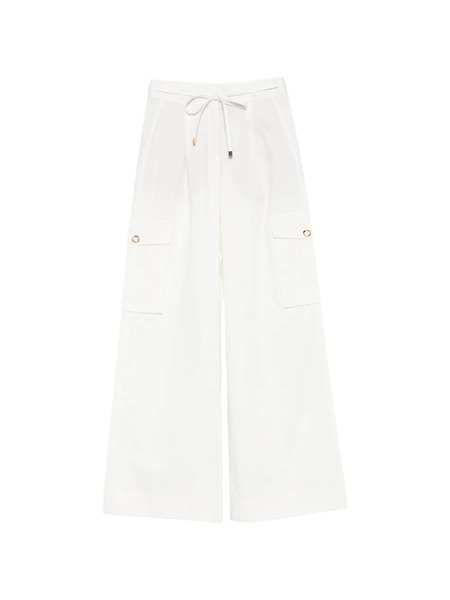  Agnona Cargo-pocket Trousers - White 
