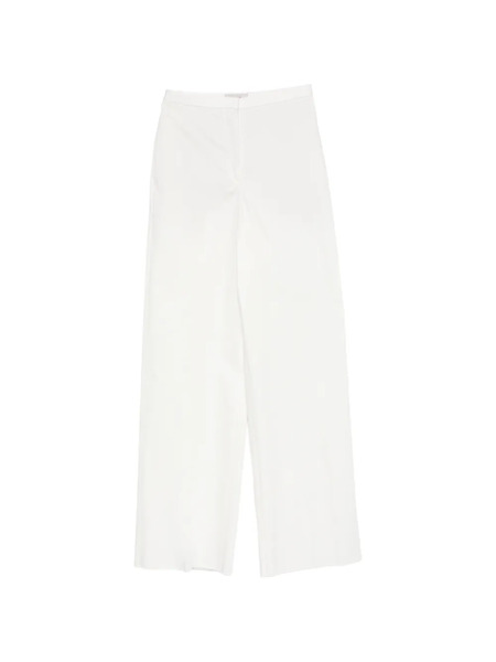  Agnona Concealed-fastening Trousers - White 