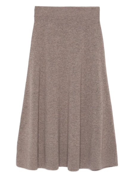  Agnona Fine-knit Skirt - Neutrals 