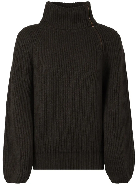  Agnona Wool Sweater - Black 