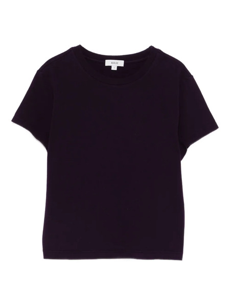  Agolde Adine Crew-neck T-shirt - Purple 