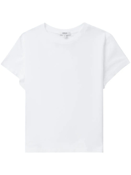  Agolde Adine Shrunken-fit Tee - White 