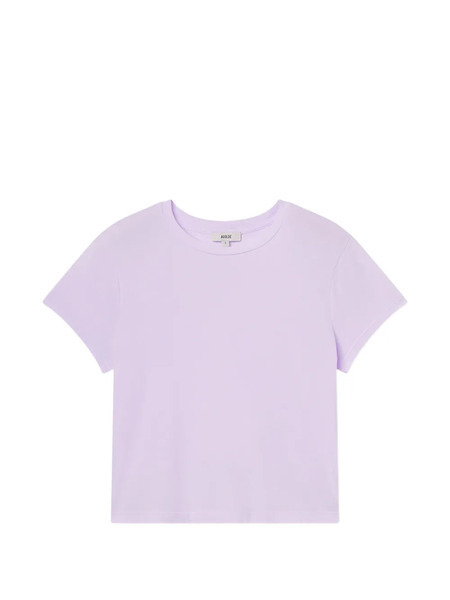  Agolde Adine Shrunken T-shirt - Purple 
