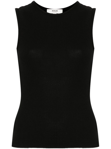  Agolde Binx Tank Top - Black 