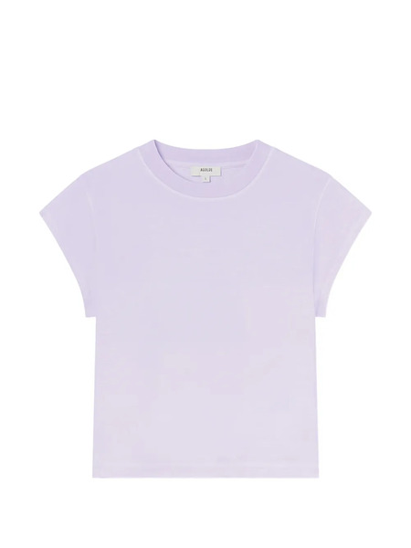  Agolde Bryce Cap-sleeve T-shirt - Purple 