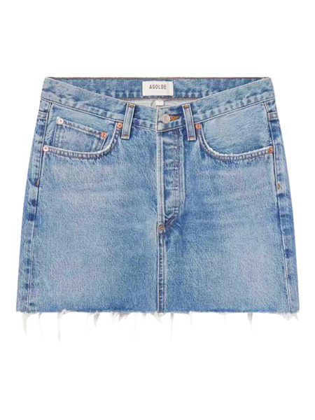  Agolde Denim Mini Skirt - Blue 