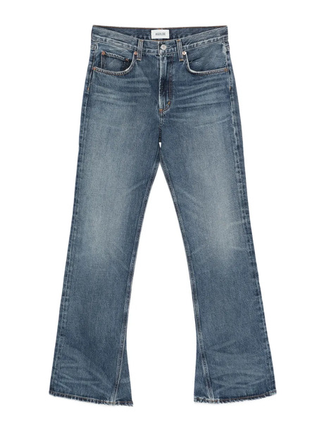  Agolde Flared Regenerative-cotton Jeans - Blue 